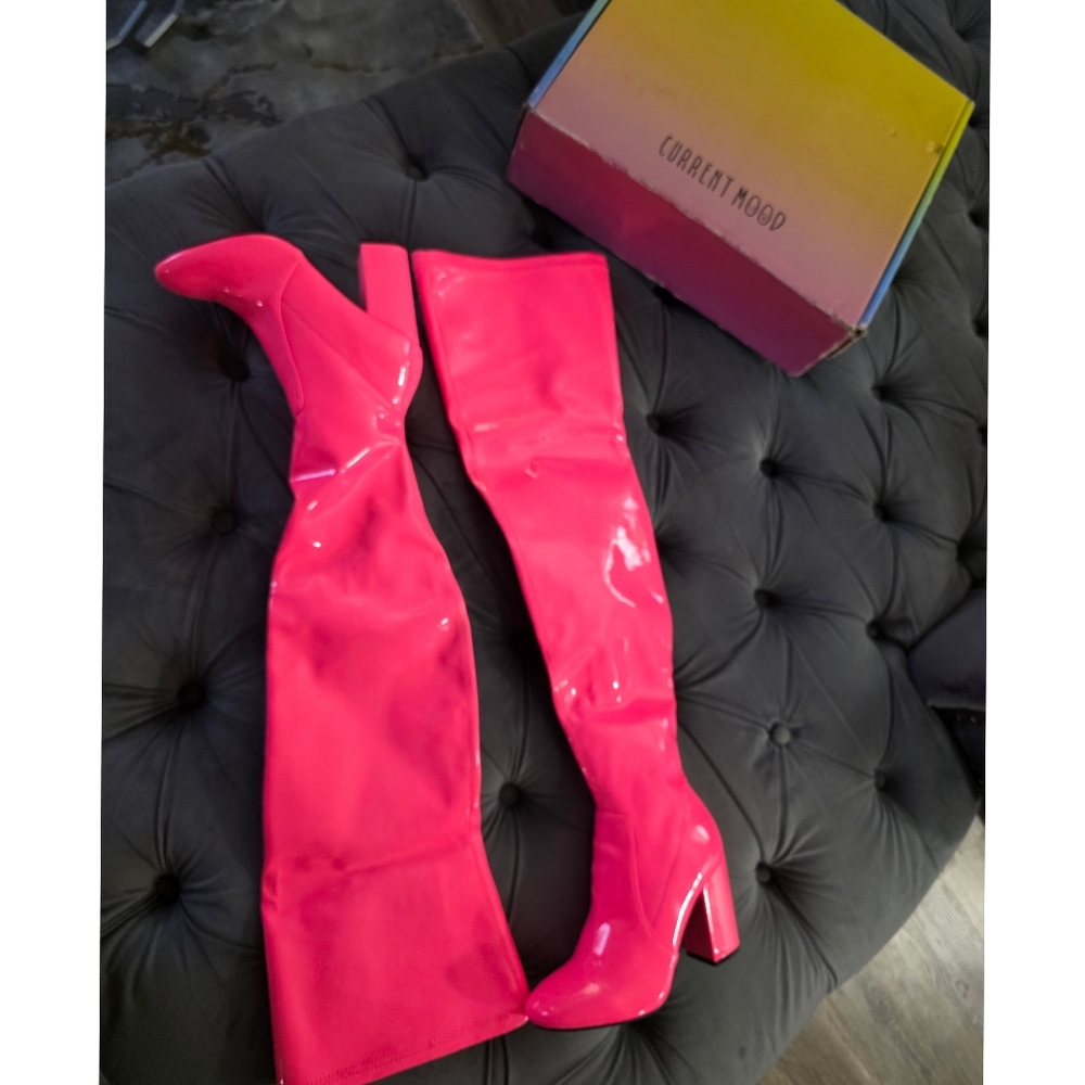 Current Mood Tpxic Truth Thigh High Boots